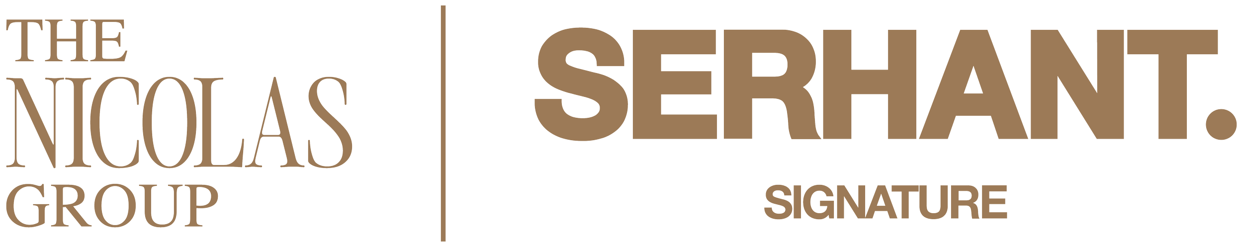 Logo with text 'The Nicolas Group | Serhant Signature'