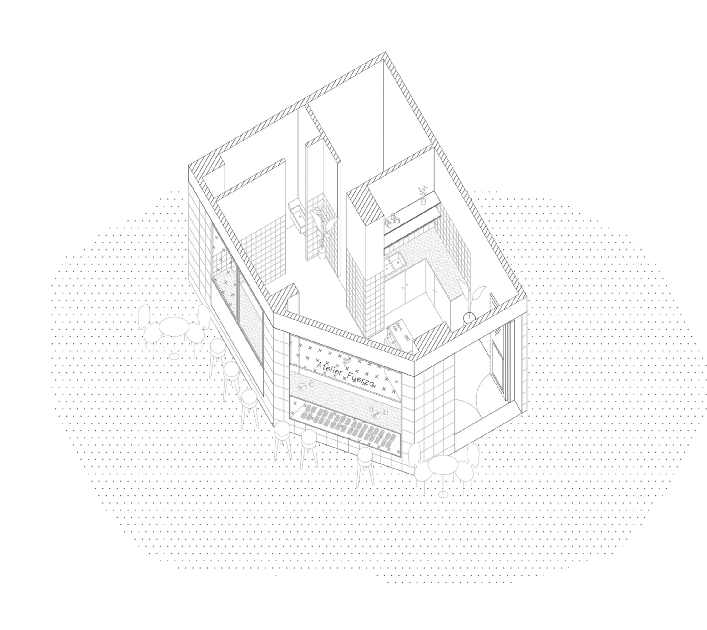 OBRA AF / Reforma integral / Categoría: Comercial / 40 m2. / Locación: Caballito, Buenos Aires.