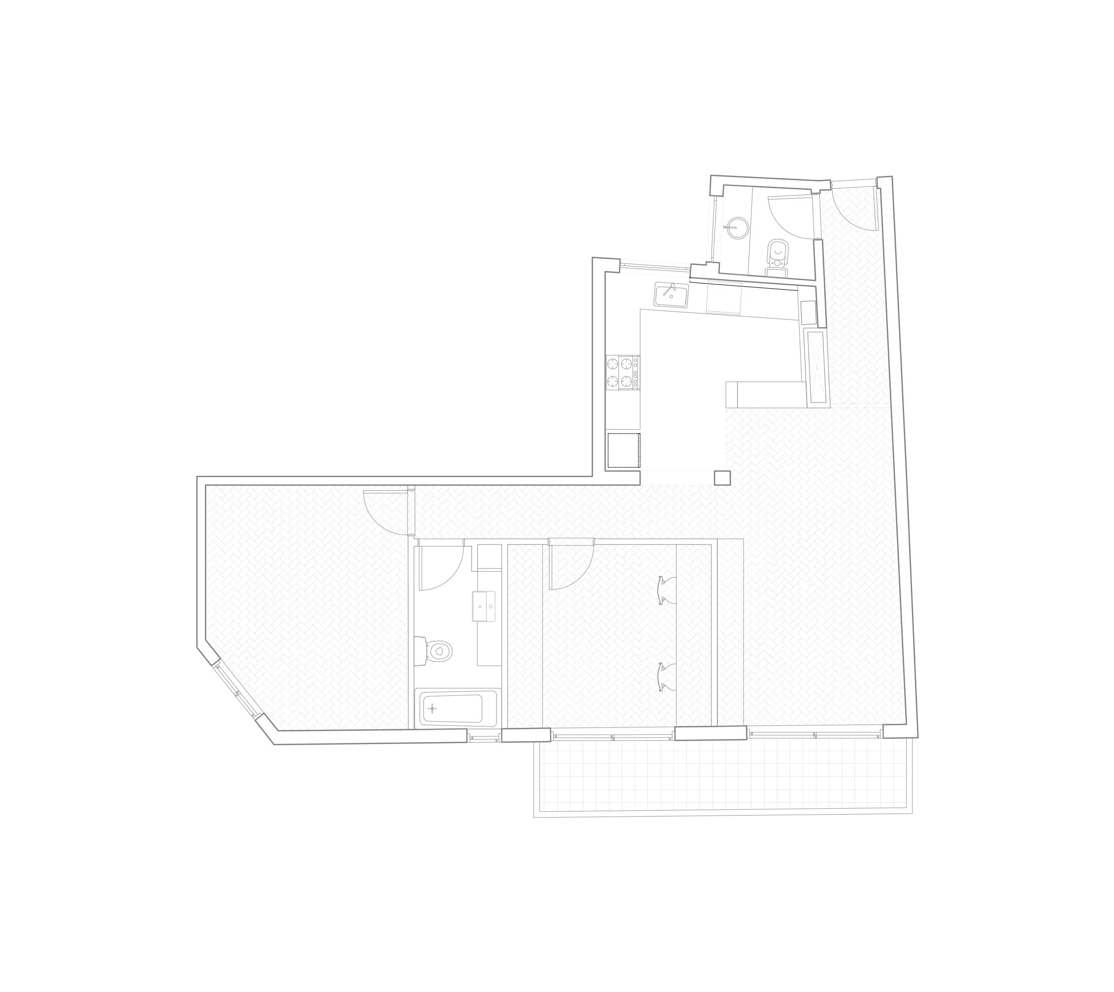 OBRA TUC / Reforma integral / Categoría: Residencial / 75 m2 / Locación: Almagro, Buenos Aires