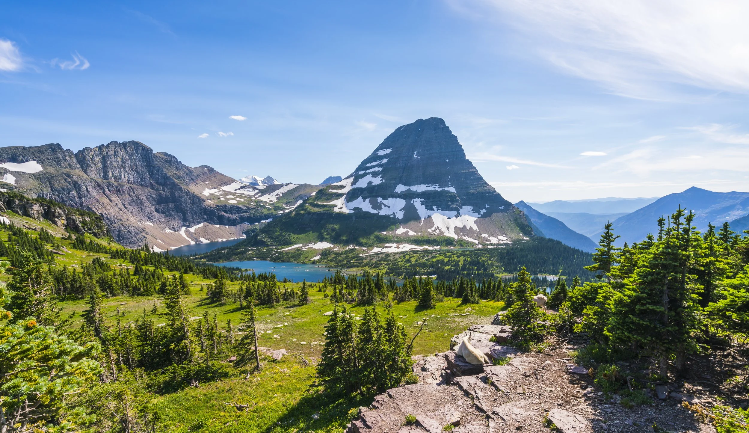 Hidden Lake Overlook in Glacier National Park.