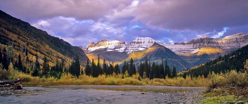 Glacier National Park in autumn.