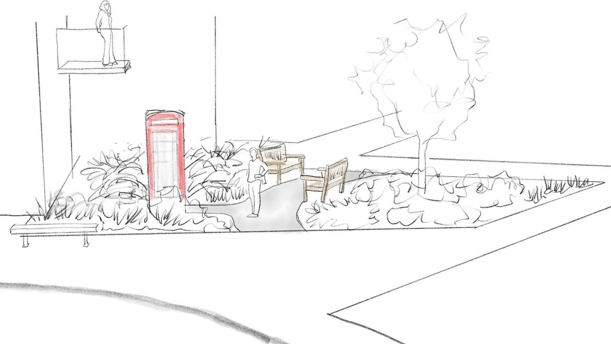 Hospital rejuvenates a memorial garden