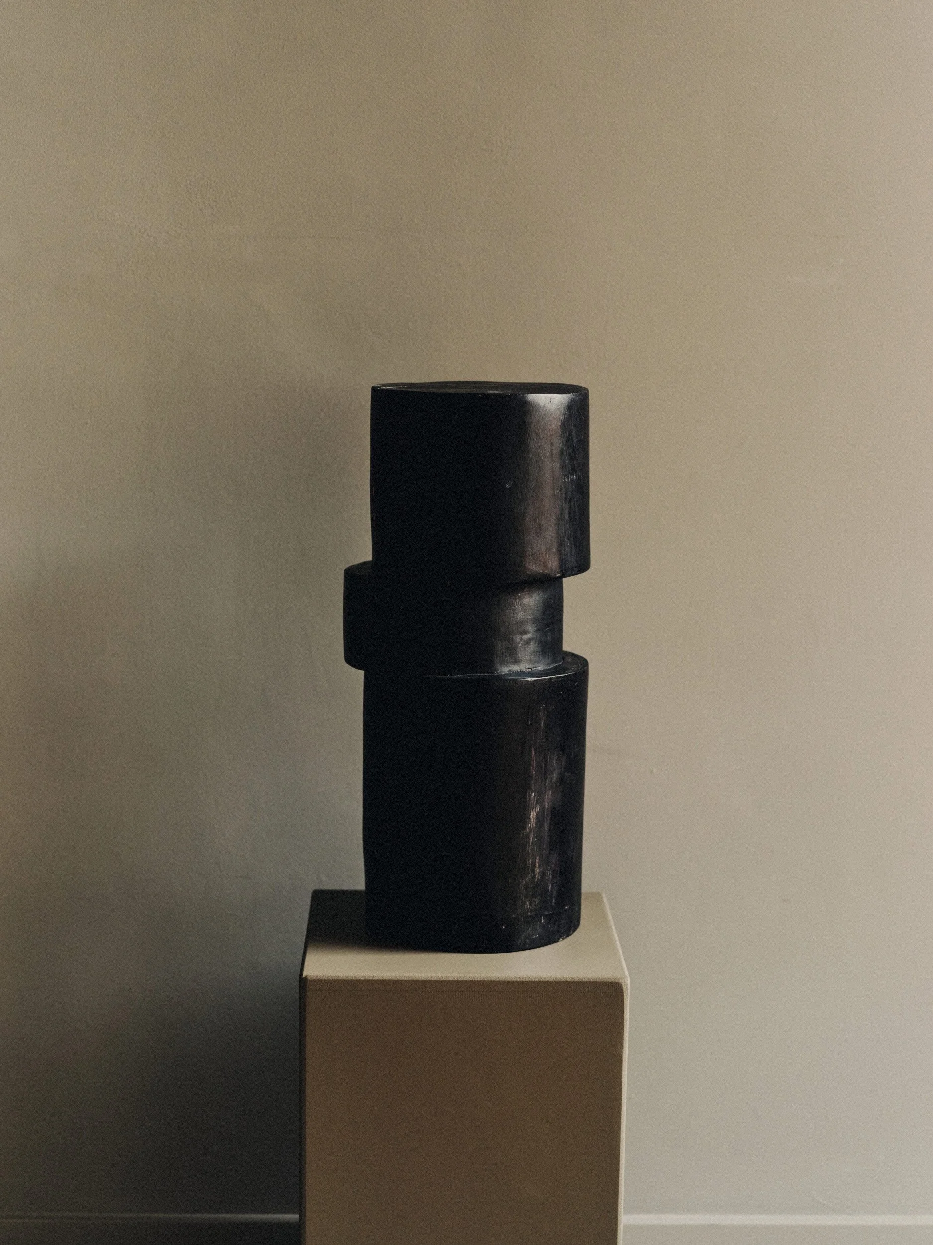 WOODEN PEDESTAL