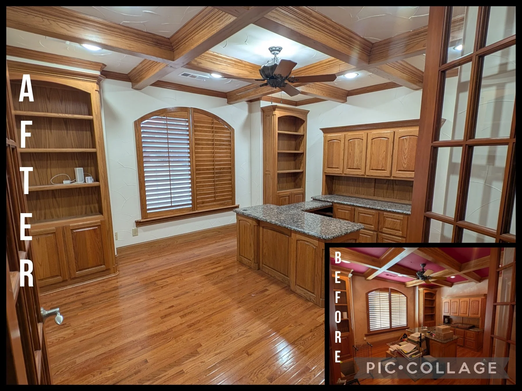 Painting of walls and ceiling