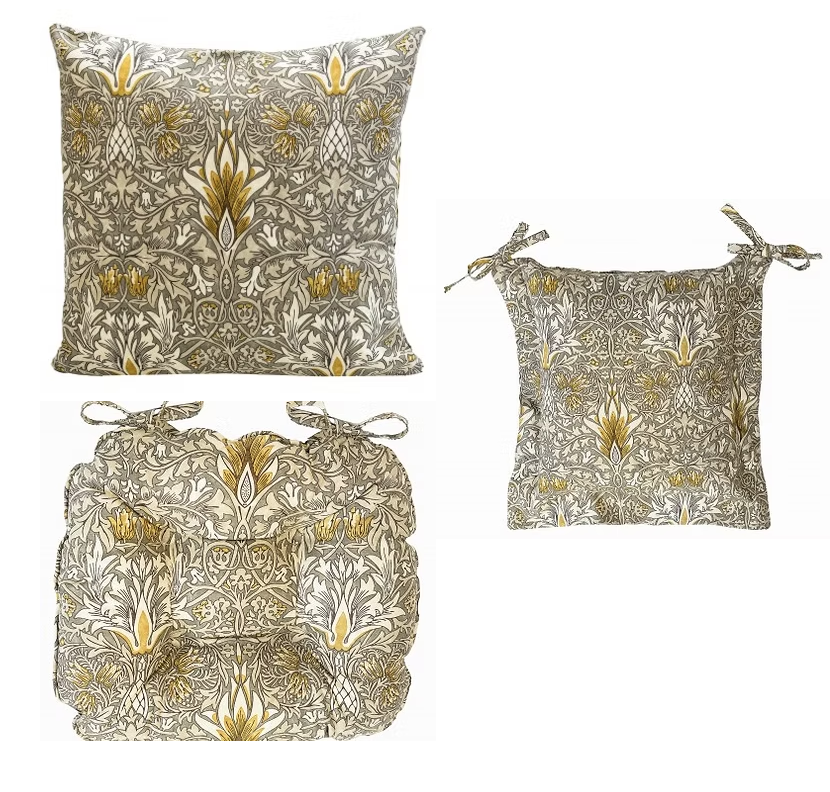 Le Château Fine Linens x William Morris - Snakeshead