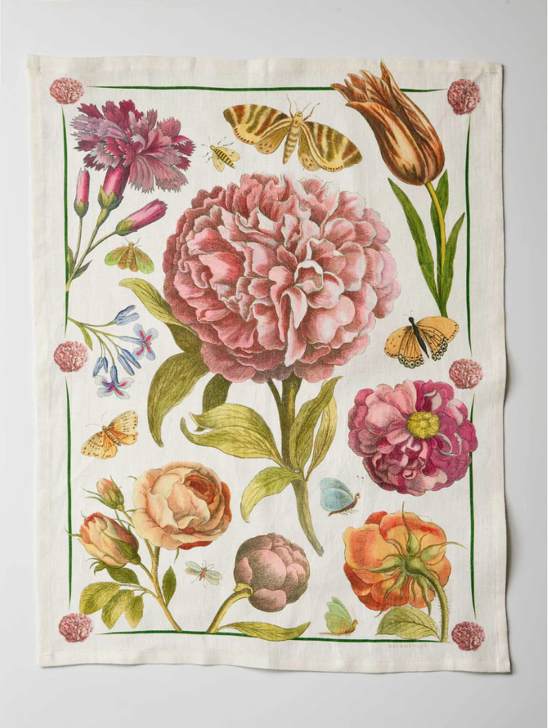 Peony Tea Towles