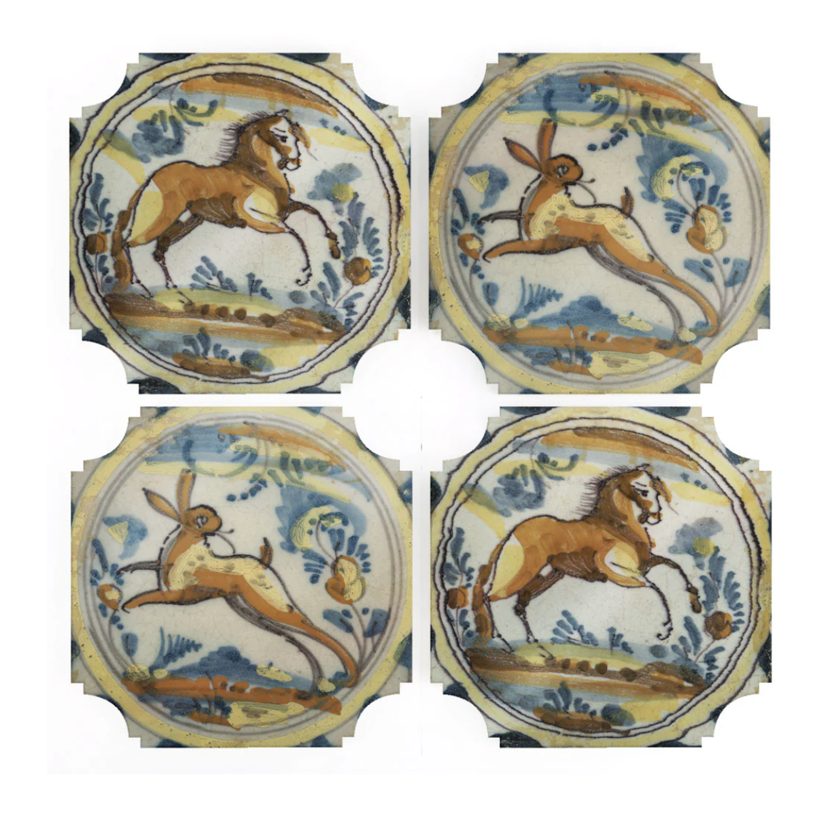 Acrylic Coasters - Horse and Bunny