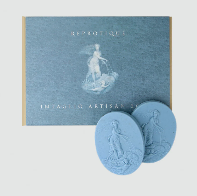Intaglio Wedgewood Blue Artisan Soap