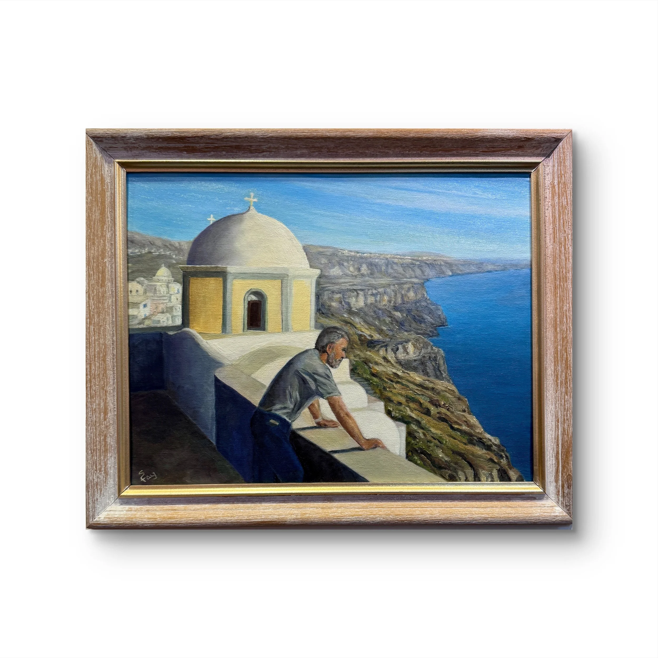 Susan Fay, Honorable Mention, “Santorini Gazer”