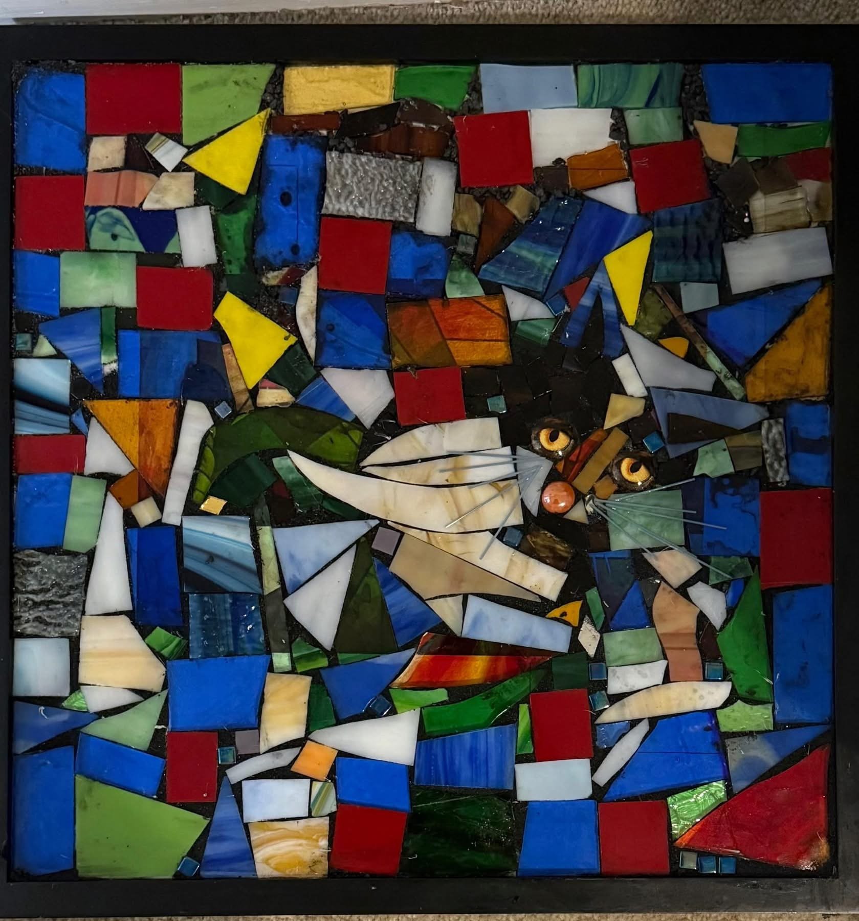 Laura Ramirez-Drain; Hidden Within; Mosaic; 19x19; $300.00; Email: laura.r.drain@gmail.com