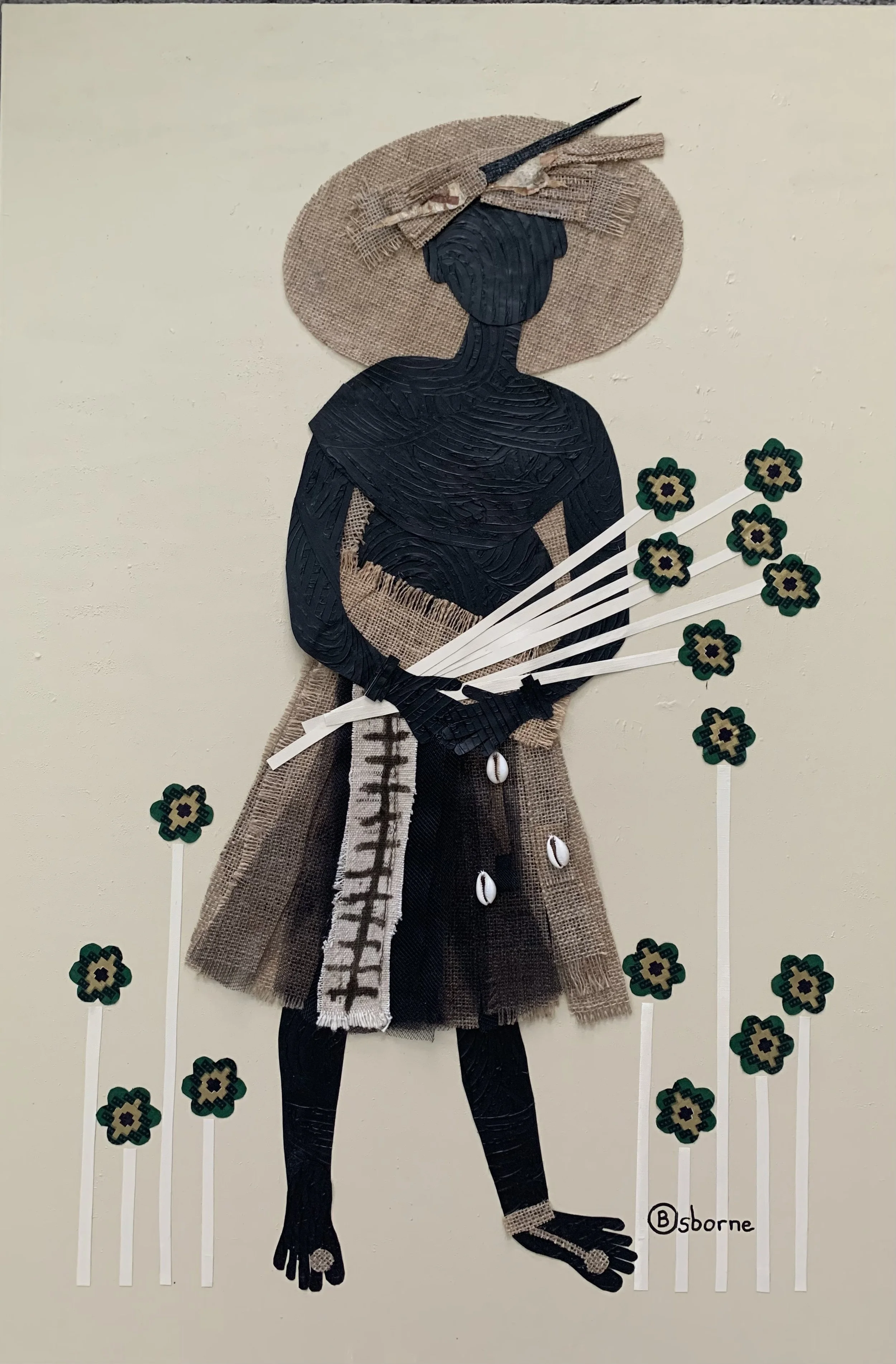 Barbara Osborne-Harris, Frock of Faith,  Mixed Media, 24x36, NFS, Email: artbyb.osborne@gmail.com