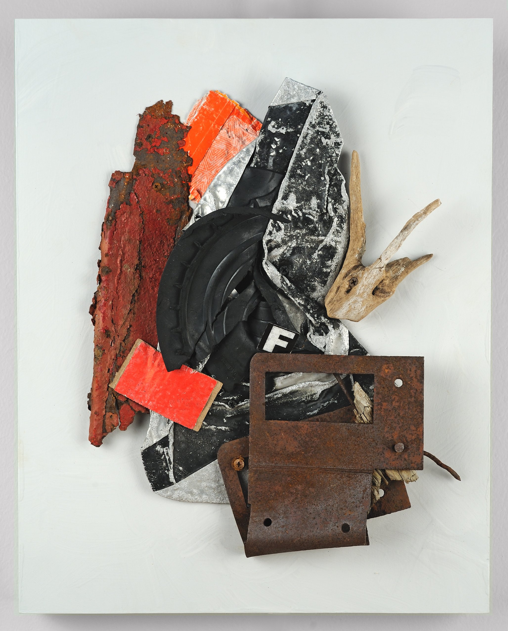 Doug Fuller, Red Dawn; $350; Found object assemblage; unframed
Email: dfdesigner@comcast.net