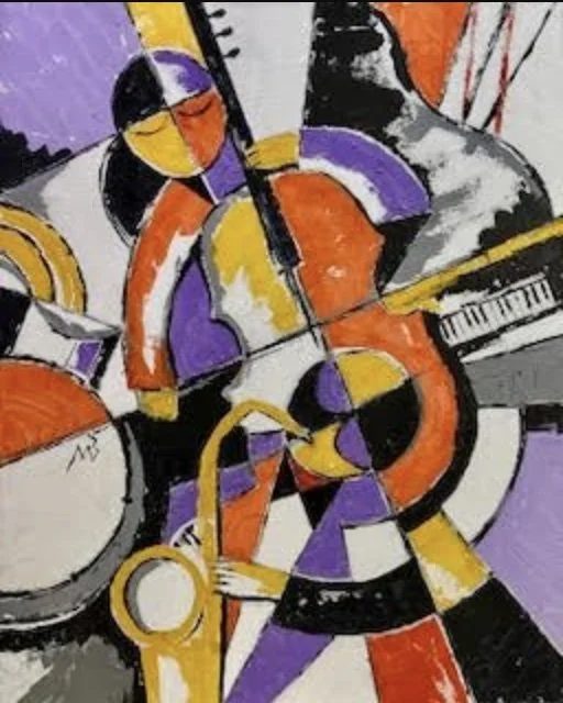 Mikhail Bolkhovitinov; Two Musicians; 24x30; $600.00; Unframed; Email: mbolkhovitinov@verizon.net