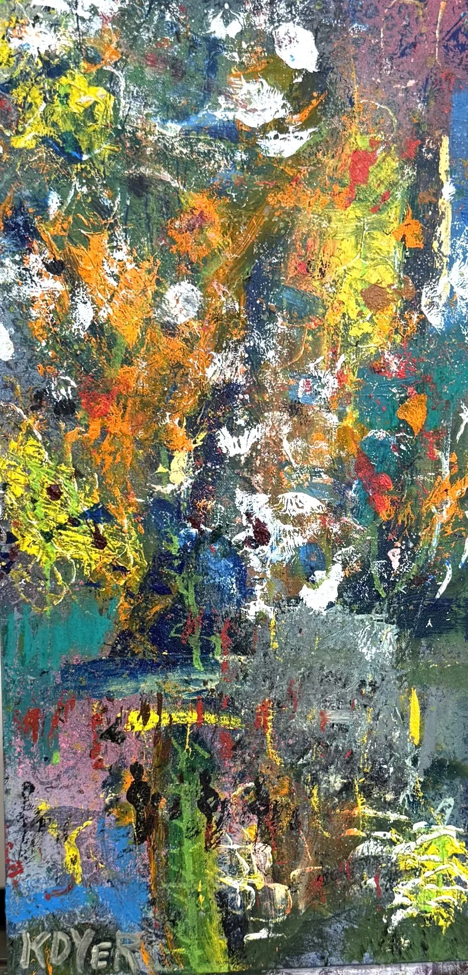 Kimberly Dyer; Nature’s Palette; Acrylics; 12x24; $250.00; Email: freetobekdyer@gmailer.com