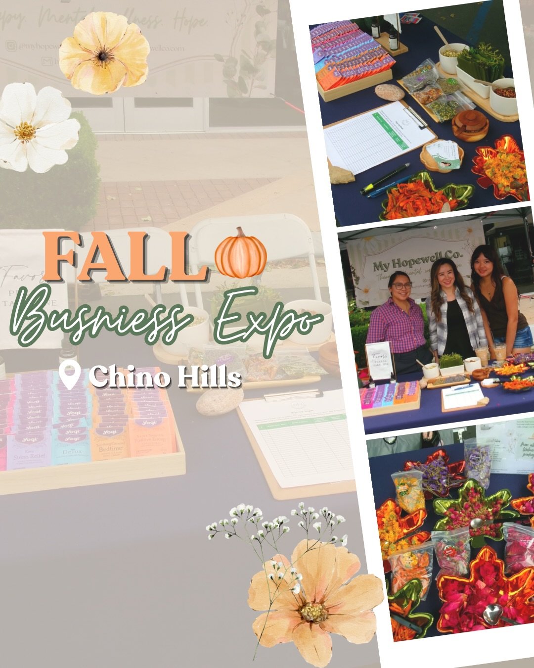 Our fall-themed booth at the Chino Hill&rsquo;s Business Expo @chinovalleycc 🍁🍂 thank you chino valley chamber for having us! 🧡 Honored to support our community as a bronze sponsor at the event. #bizexpo2026