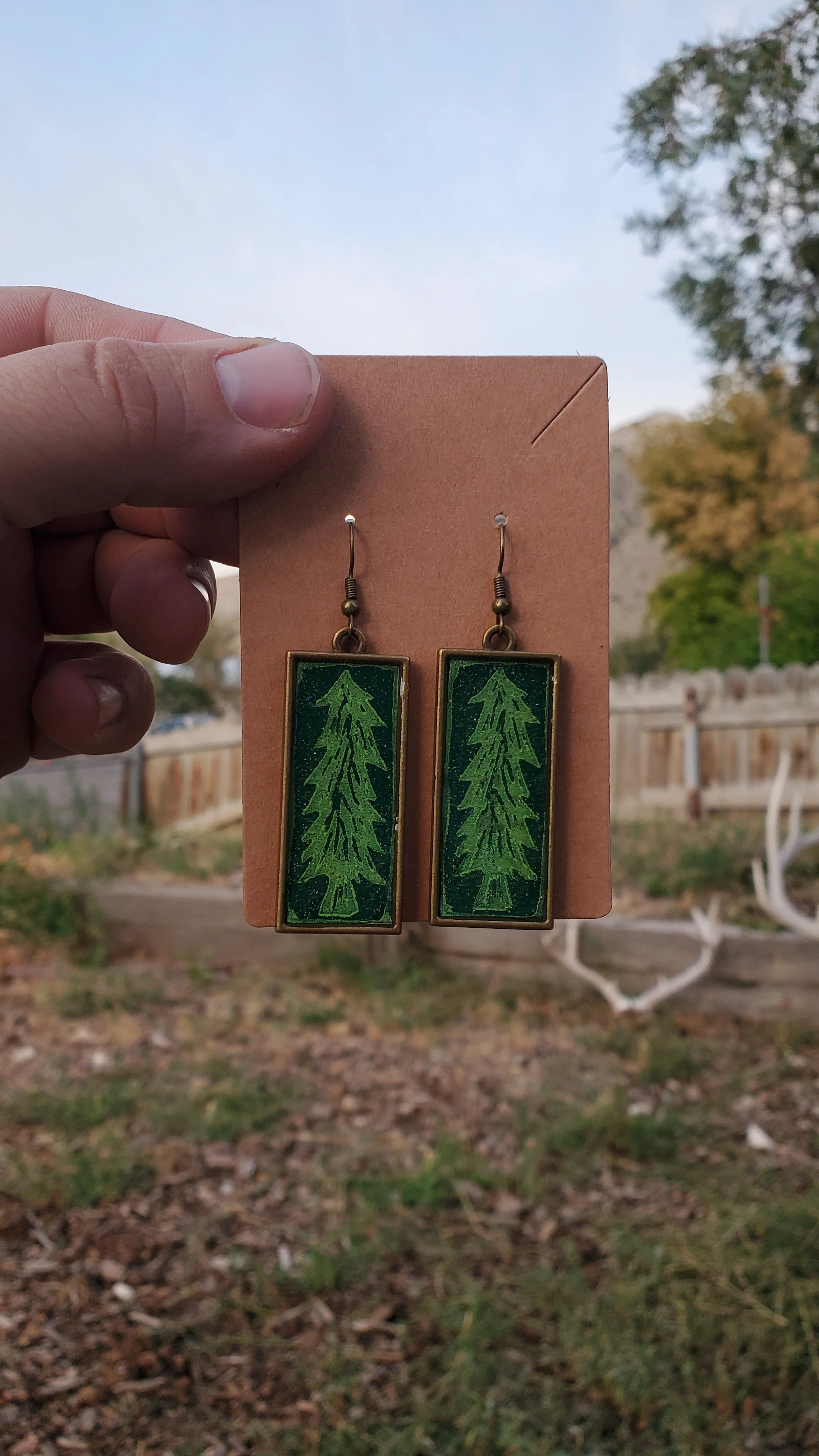 Spruce Tree Earrings