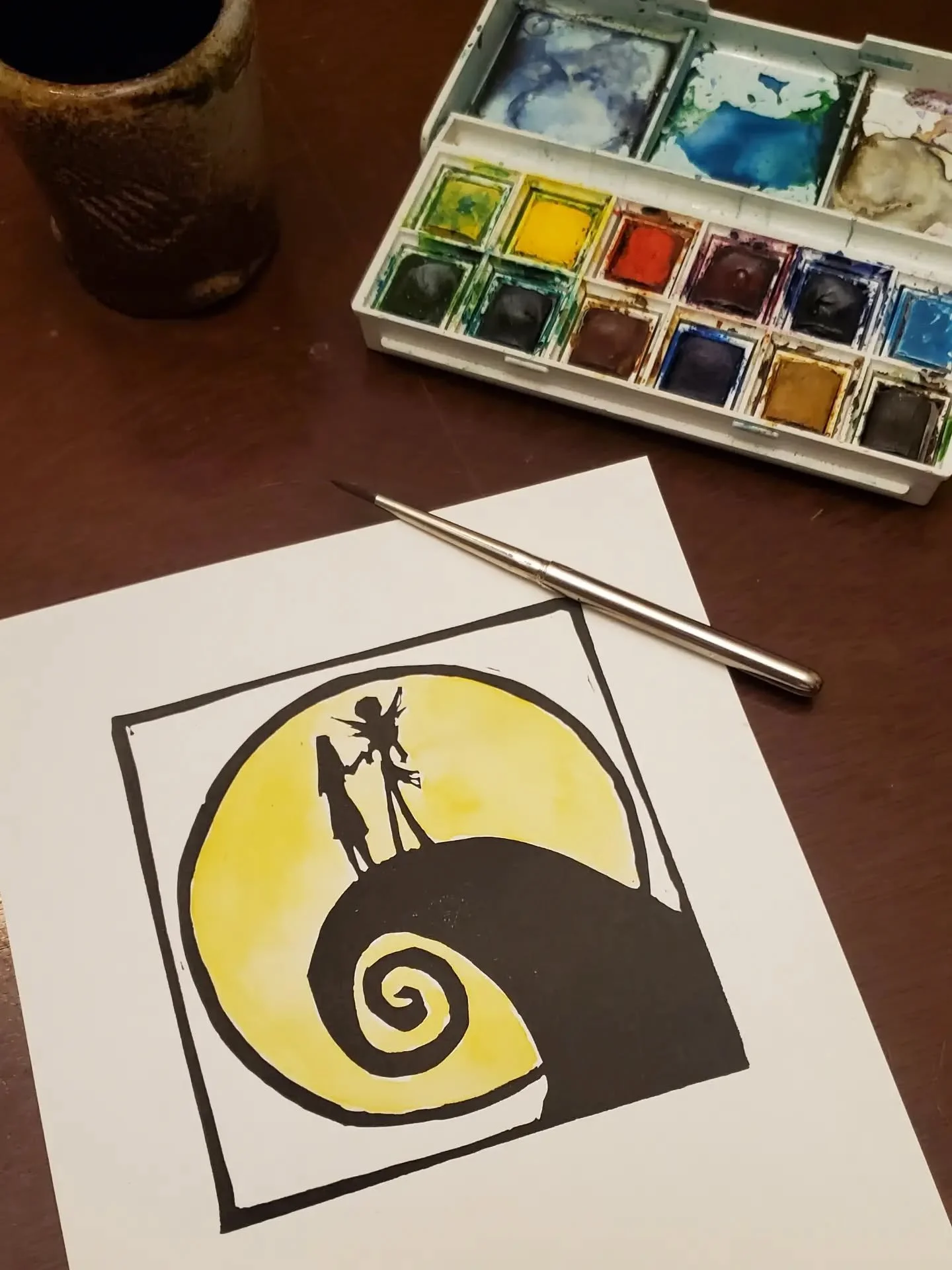 I've been busy listening to scary stories and working in the studio. 🖨🧚&zwj;♀️👻 

Here's a peek at some of what you'll find in the Spooky Bundle, in my Quarterly Snail Mail Club, and at the Ren Faire next month. 

I'm super excited about my sticke