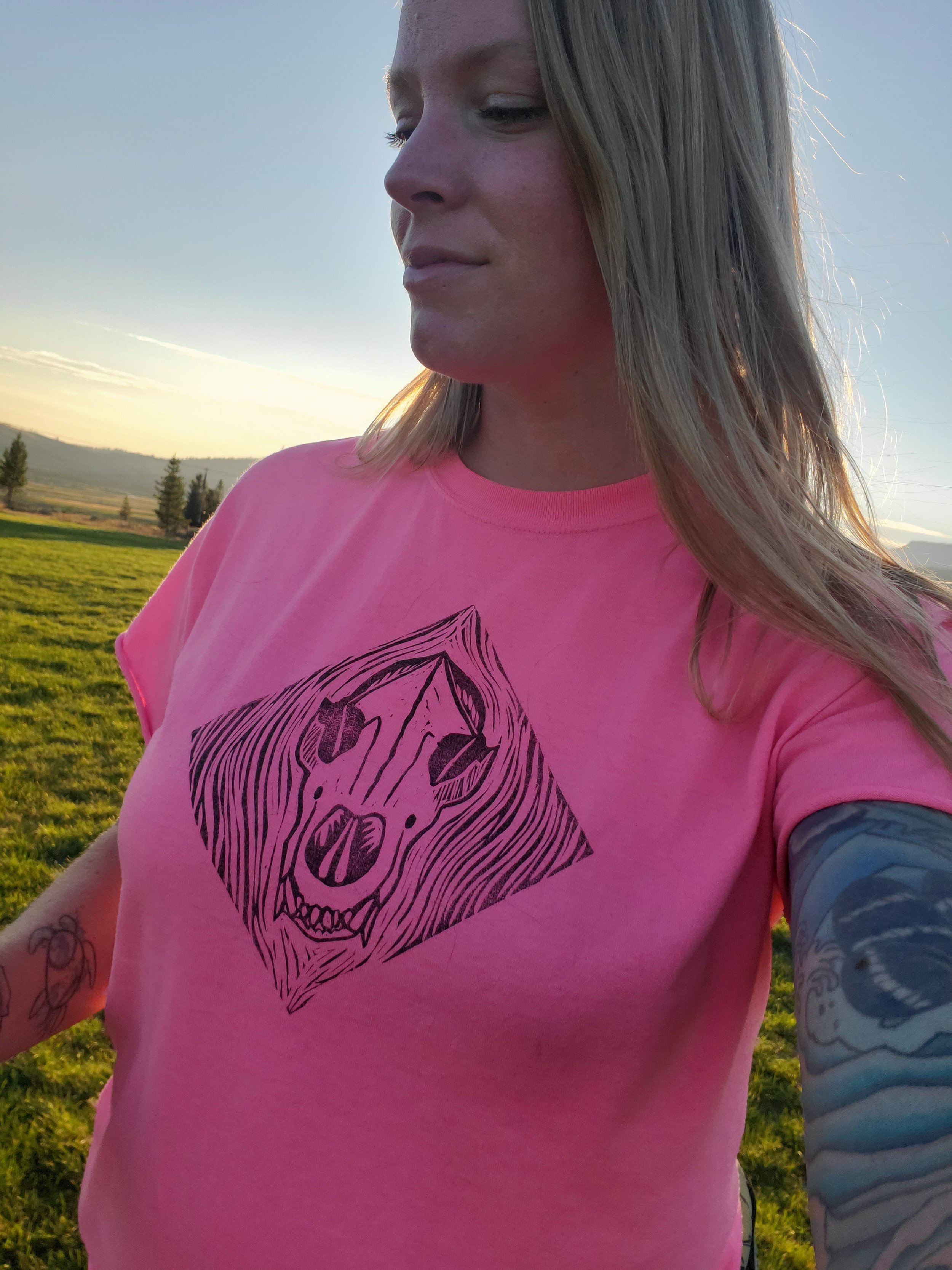 Black Bear Skull Shirt