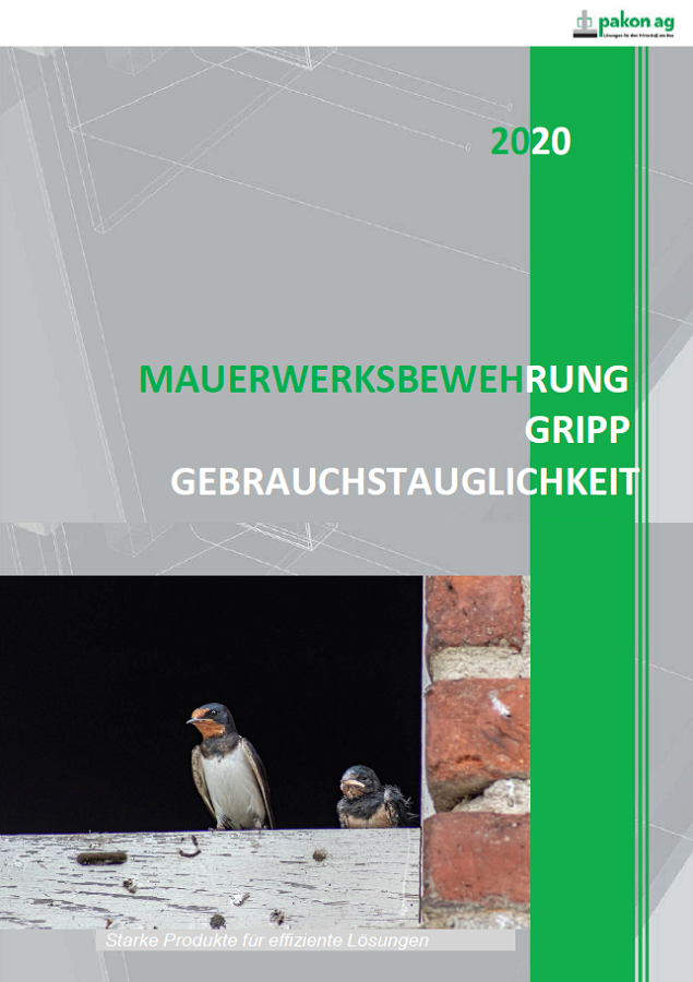Einbauanleitung Gripp Mauerwekrsbewehrung