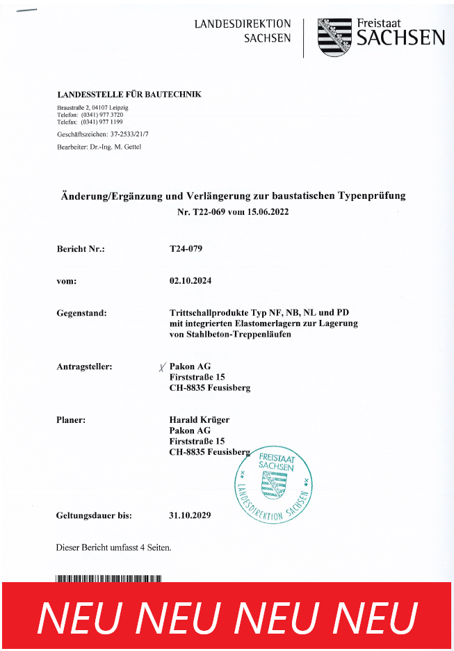 TreLa NF1, NB1 Ergänzung Prüfbericht
