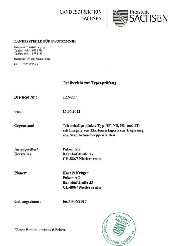 TreLa Prüfbericht NF, NB 