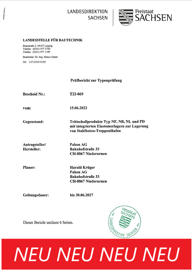 Ergänzung TreLa NF1, NB1 Prüfbericht