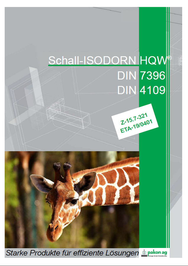 Prospekt Schall-ISODORN HQW®