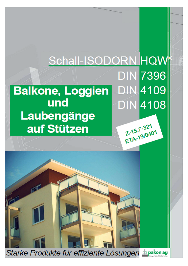 Prospekt Schall-ISODORN HQW® Balkone