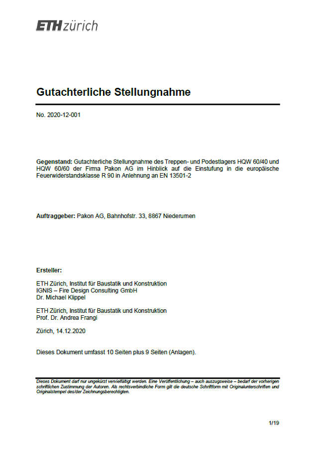 Gutachterliche Stellungnahme HQW R90 