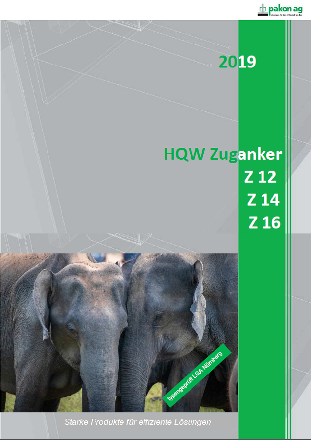 Prospekt Schall-ISOBOX HQW Zuganker