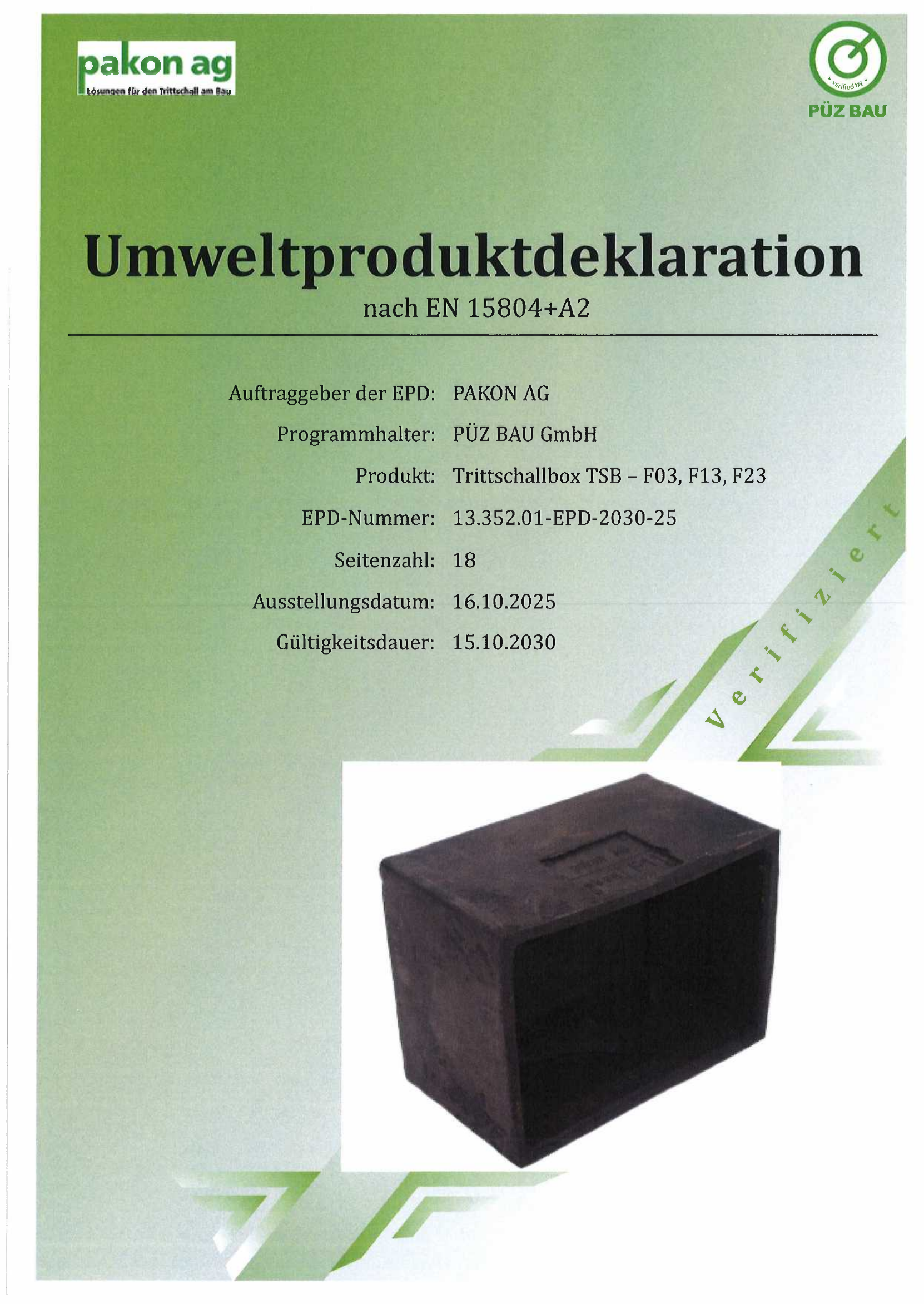 Schall-ISOBOX TSB® 03, 13, 23