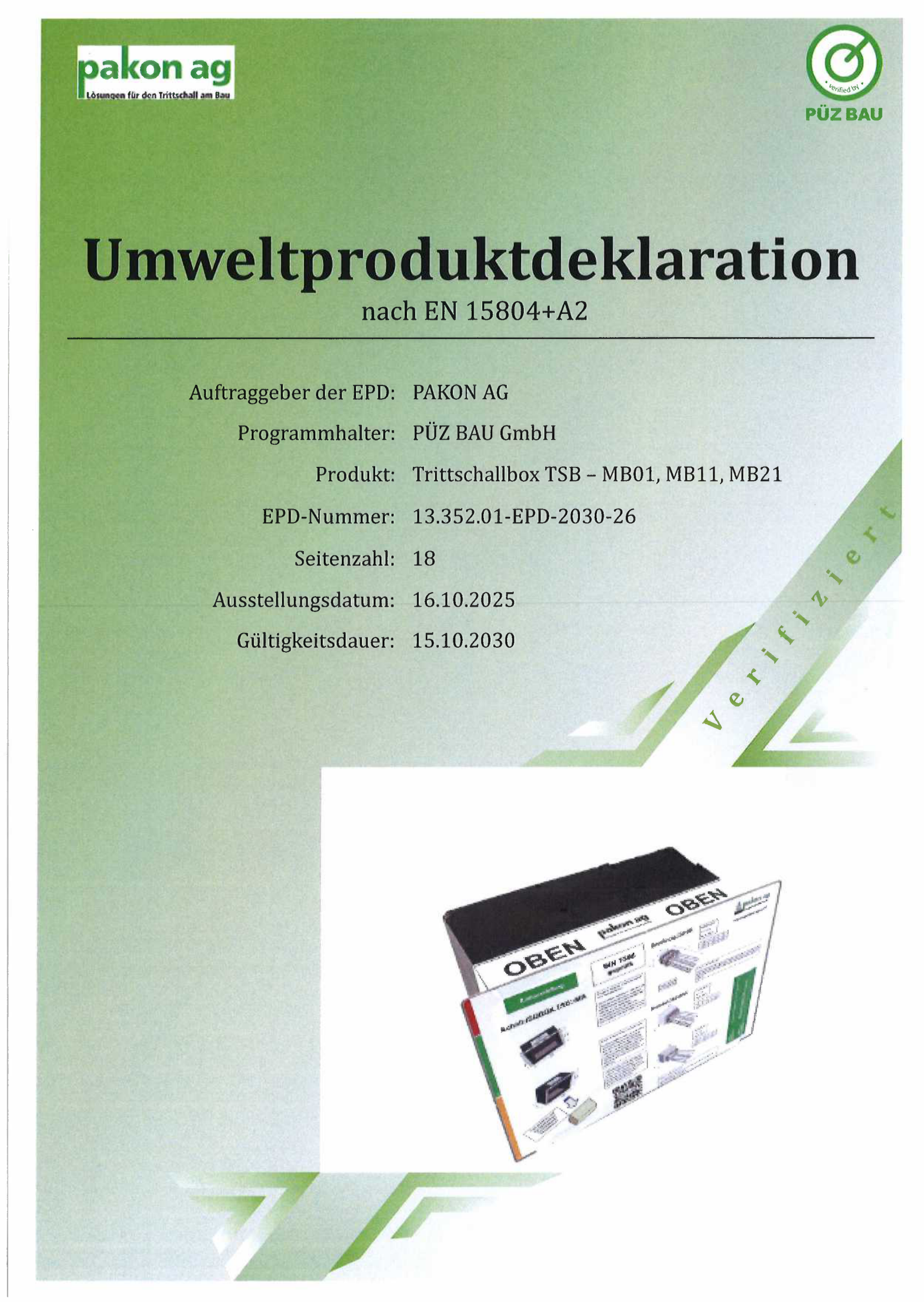 Schall-ISOBOX TSB® MB 01, 11, 21