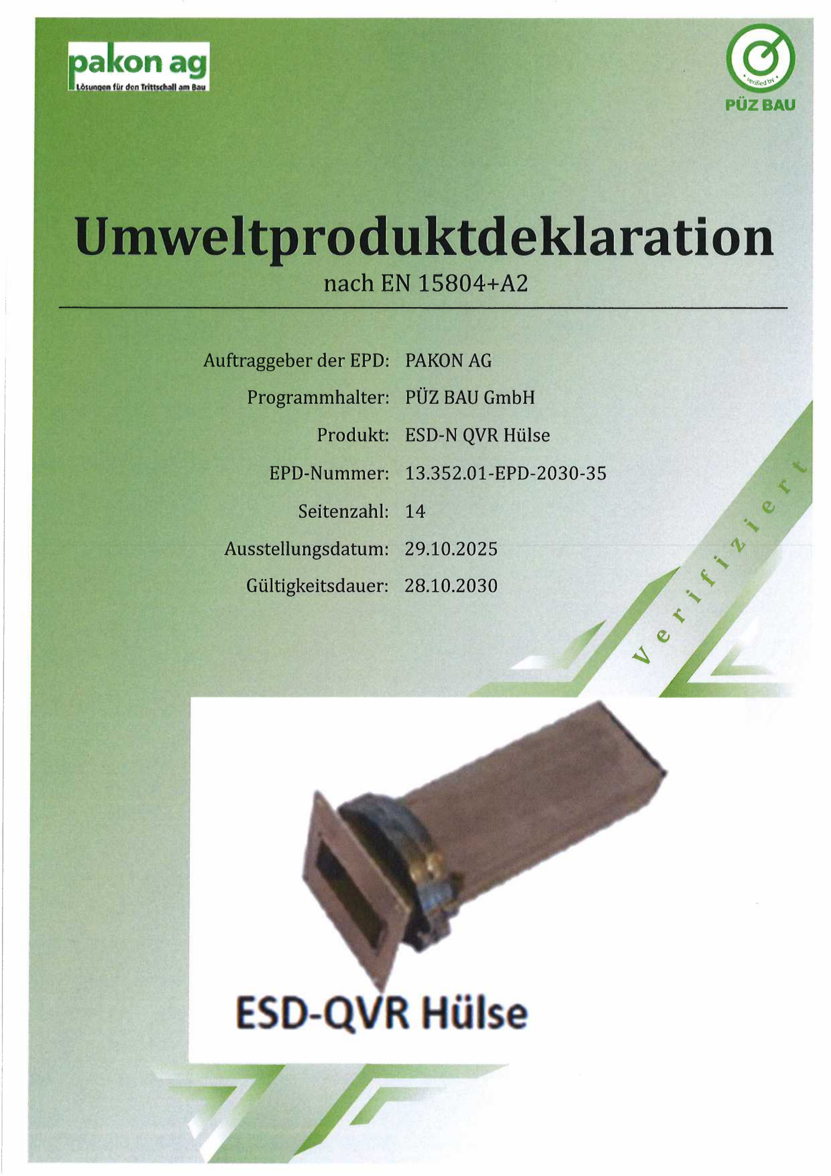 EPD ESD Q Hülse 