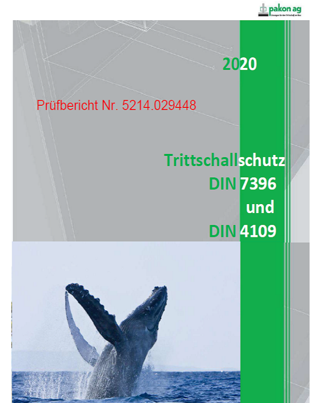 Prüfbericht Schallschutz EMPA  Nr. 5214.029448 vom 09.05.2022 