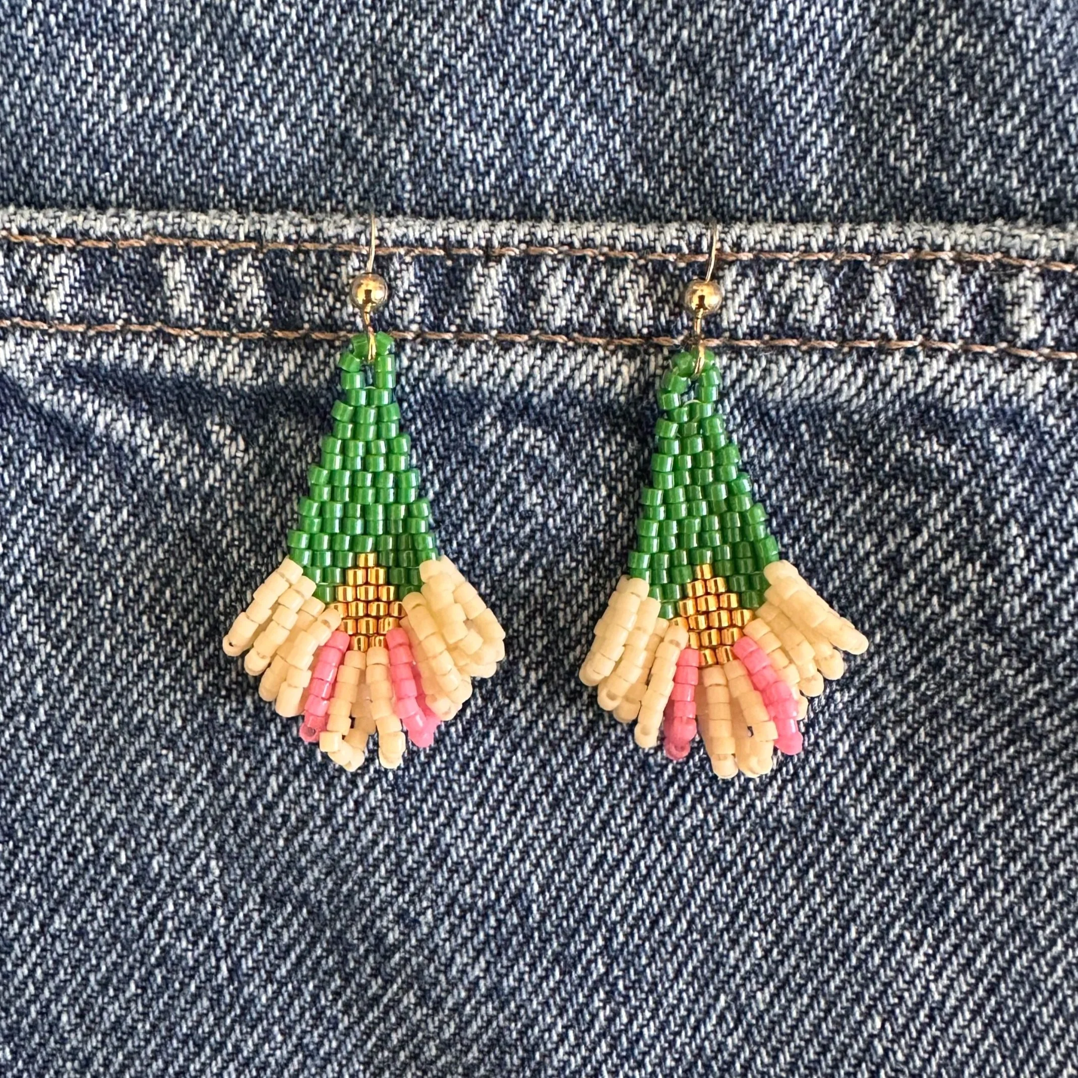 Farewell-to-Spring Beaded Earrings