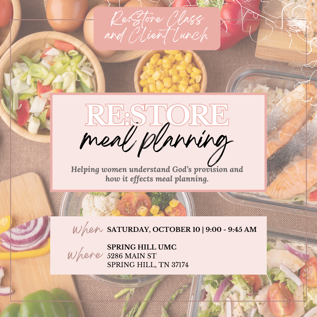 Re:Store Meal Planning