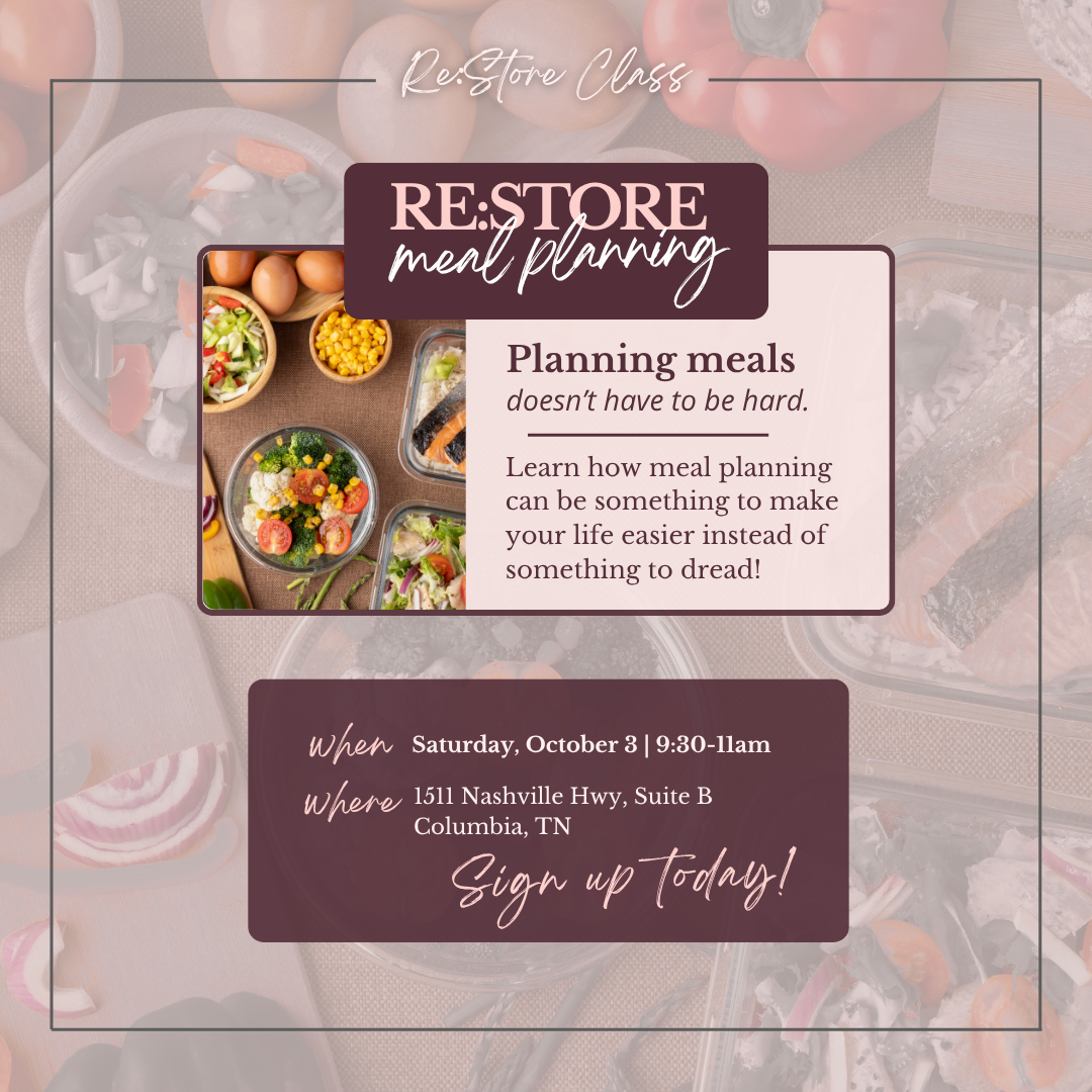 Re:Store Meal Planning