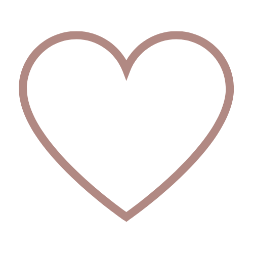 A black background with a large, outline of a heart in light brown color.