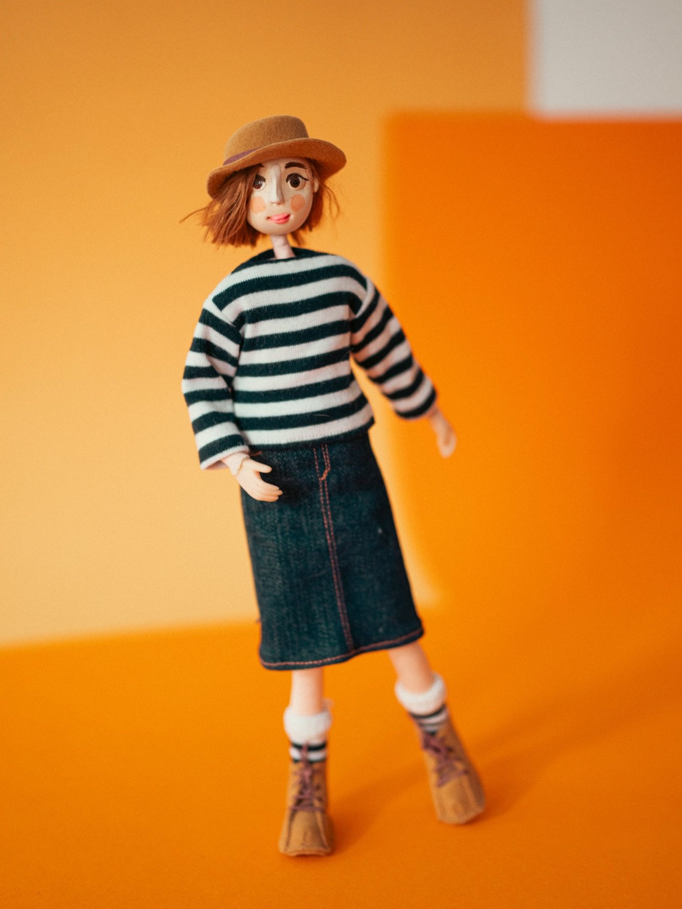 When I started Micul Haos, every character had a name and a story. Somehow, this got lost in recent years, as I got more interested in shape and color dynamics, relations between form and structure, between character and space. And maybe it also has 