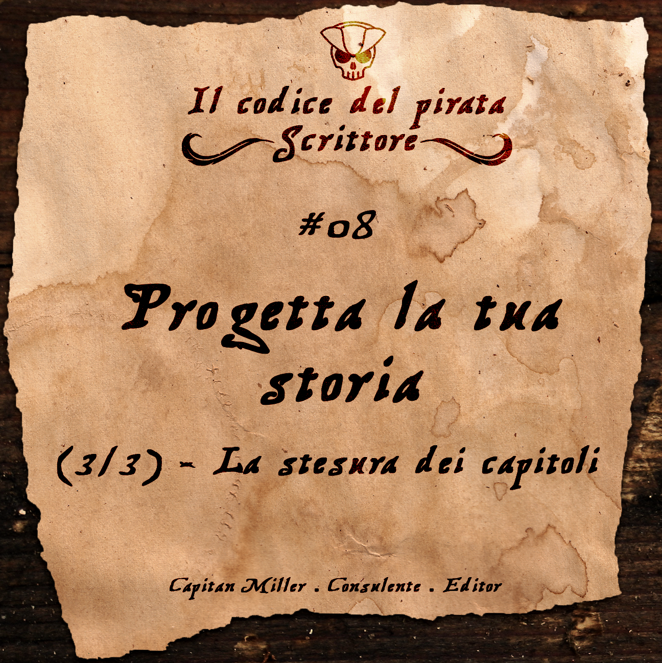 IL CODICE DEL PIRATA SCRITTORE #8 "Progetta la tua storia (3/3) - La stesura dei capitoli"