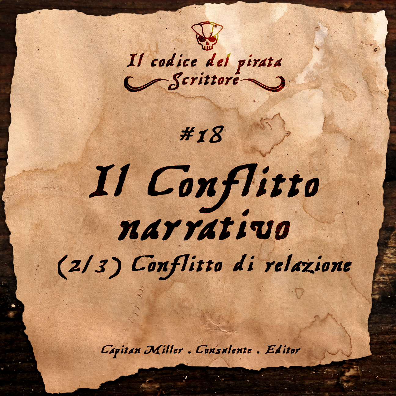 IL CODICE DEL PIRATA SCRITTORE #18 “Il Conflitto narrativo (2/3) – Conflitto di relazione”
