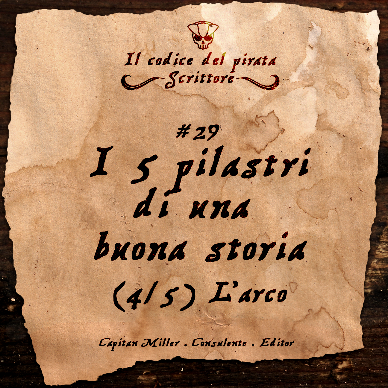 IL CODICE DEL PIRATA SCRITTORE #29 “I 5 Pilastri di Una Buona Storia (4/5) – L'arco”