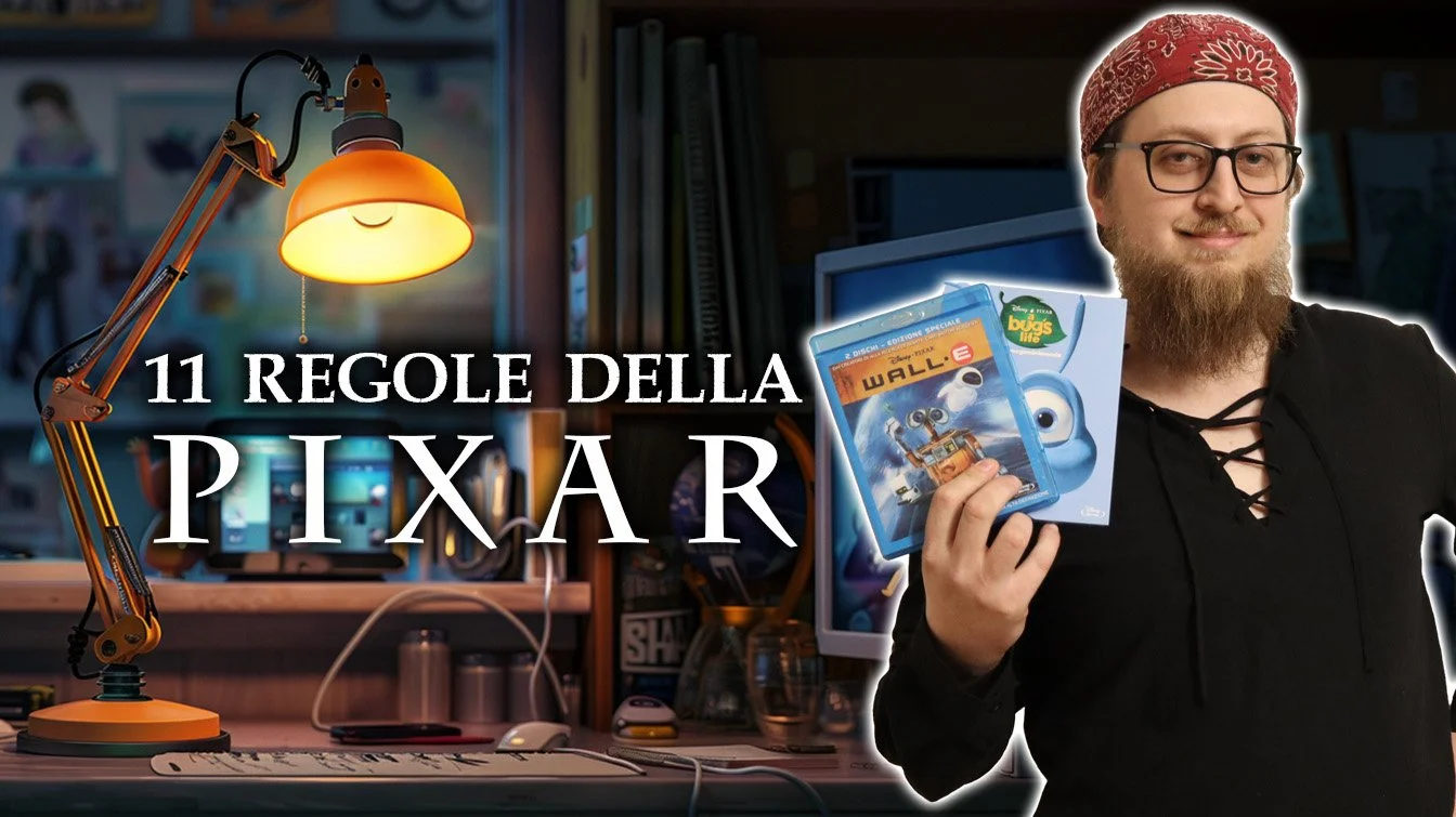 VIDEO: Commento le regole di storytelling della Pixar (parte 1/2)