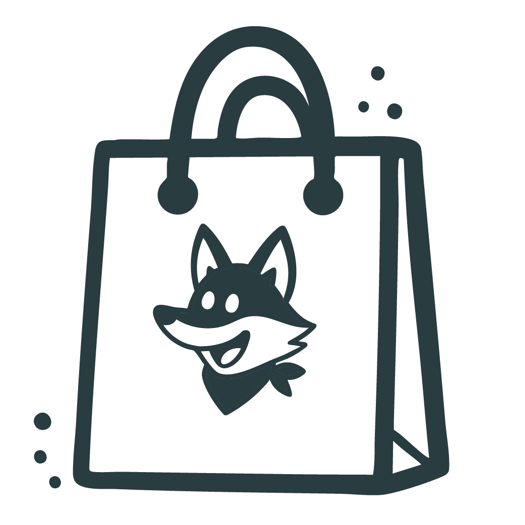 Illustration of a vintage suitcase with straps and handle.