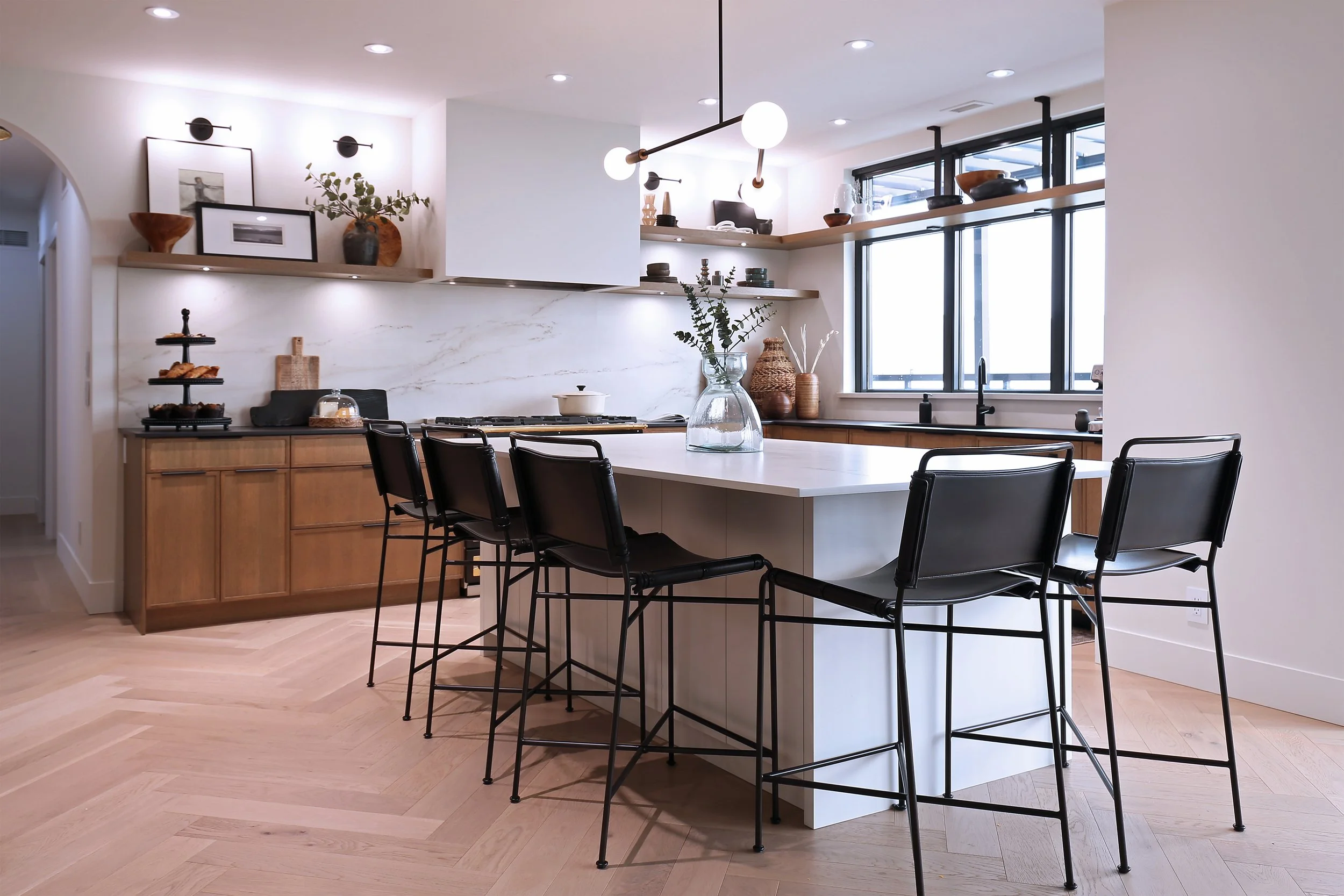 hardwood flooring herringbone white oak