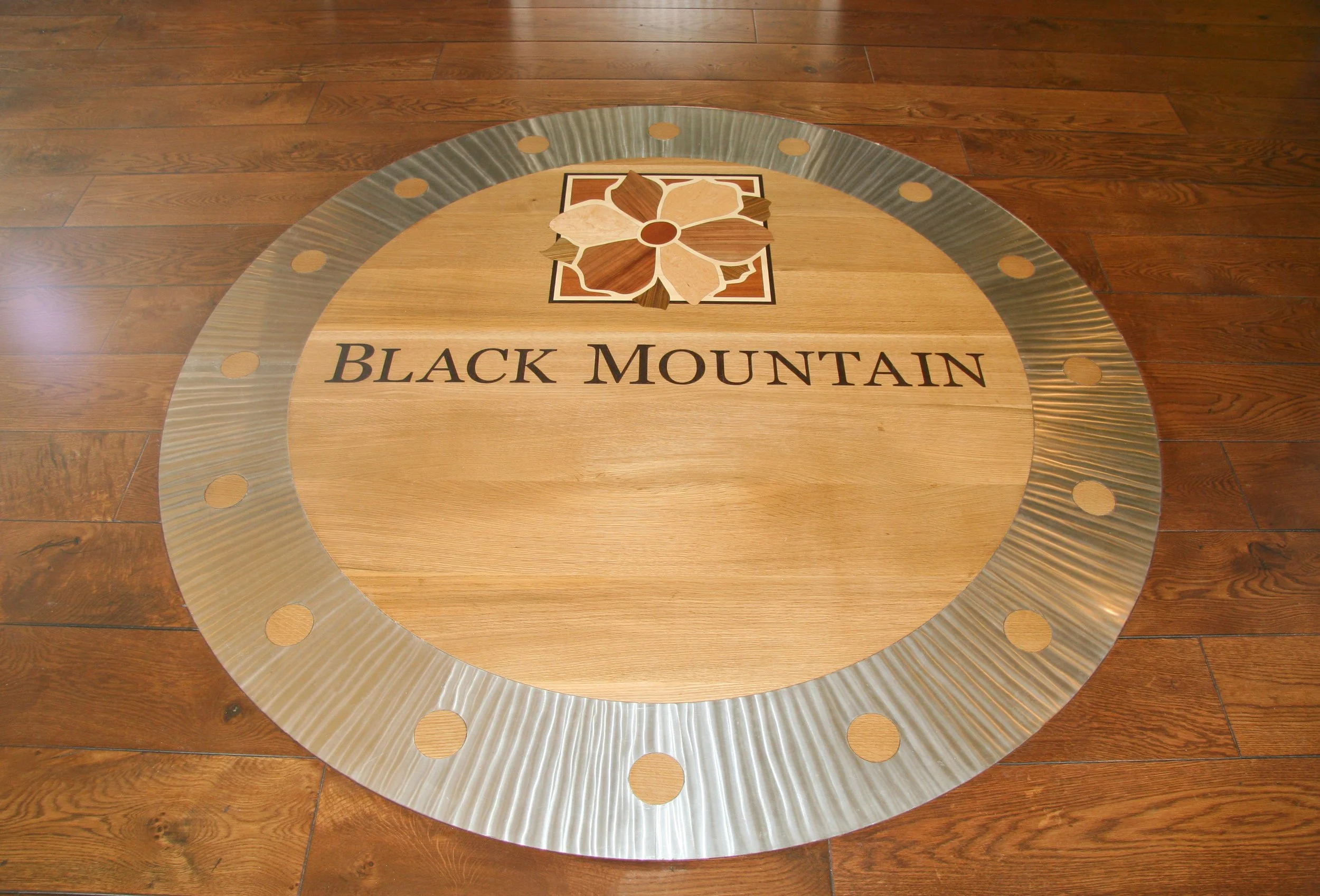Hardwood Floor medallion