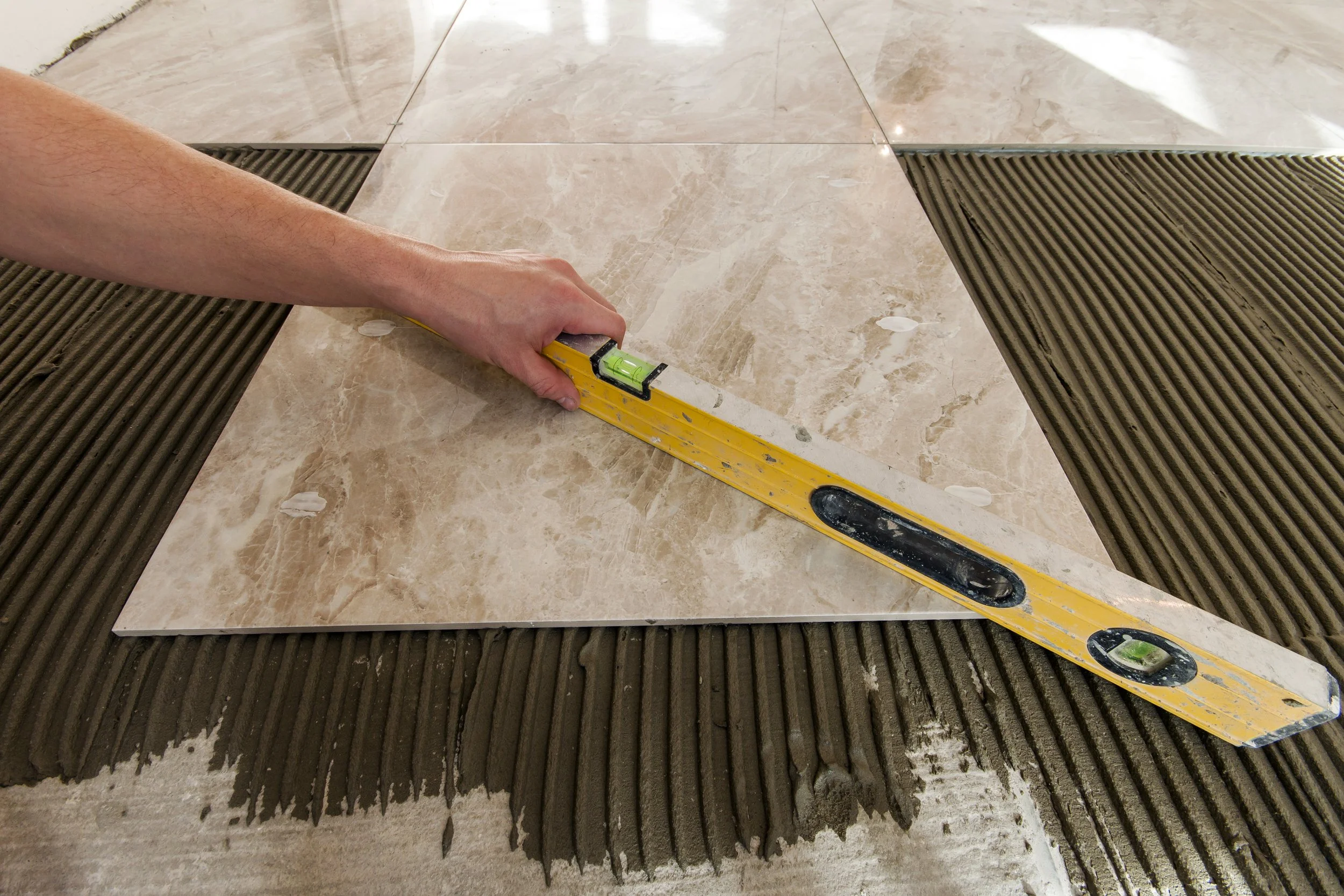 natural stone installation