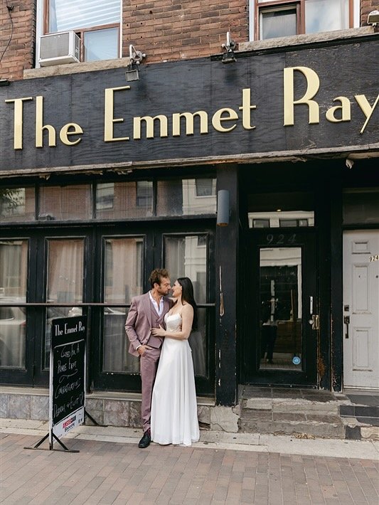 A few days after our ceremony at Mile Zero in Victoria, where Elliot and I first found each other, we celebrated &ldquo;the event of us&rdquo; with our friends and family at a jazz club on College Street in downtown Toronto!

venue &amp; catering @th
