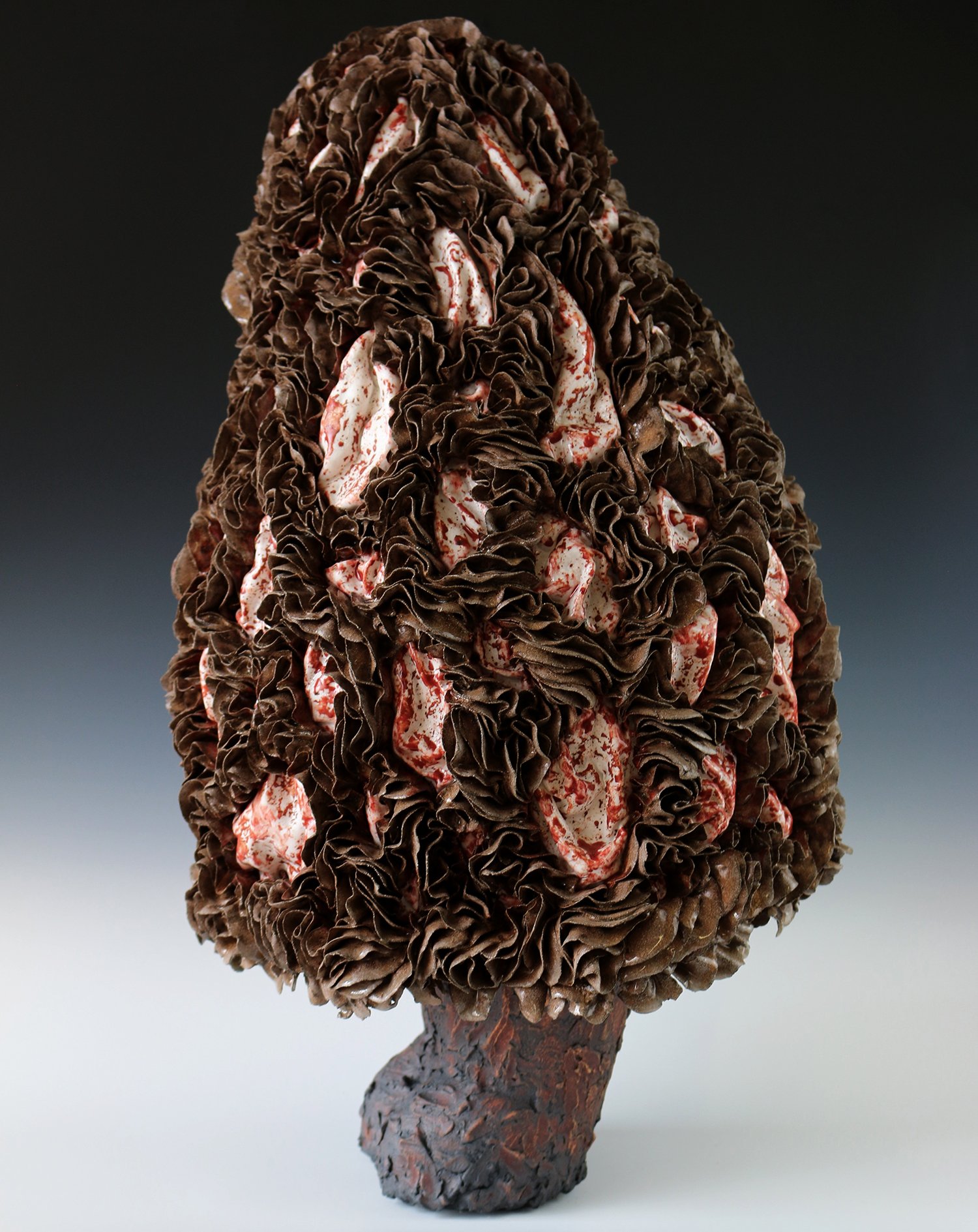 I wanted to be a ghost, 2025, 16 x 18 x 28 inches, stoneware and porcelain