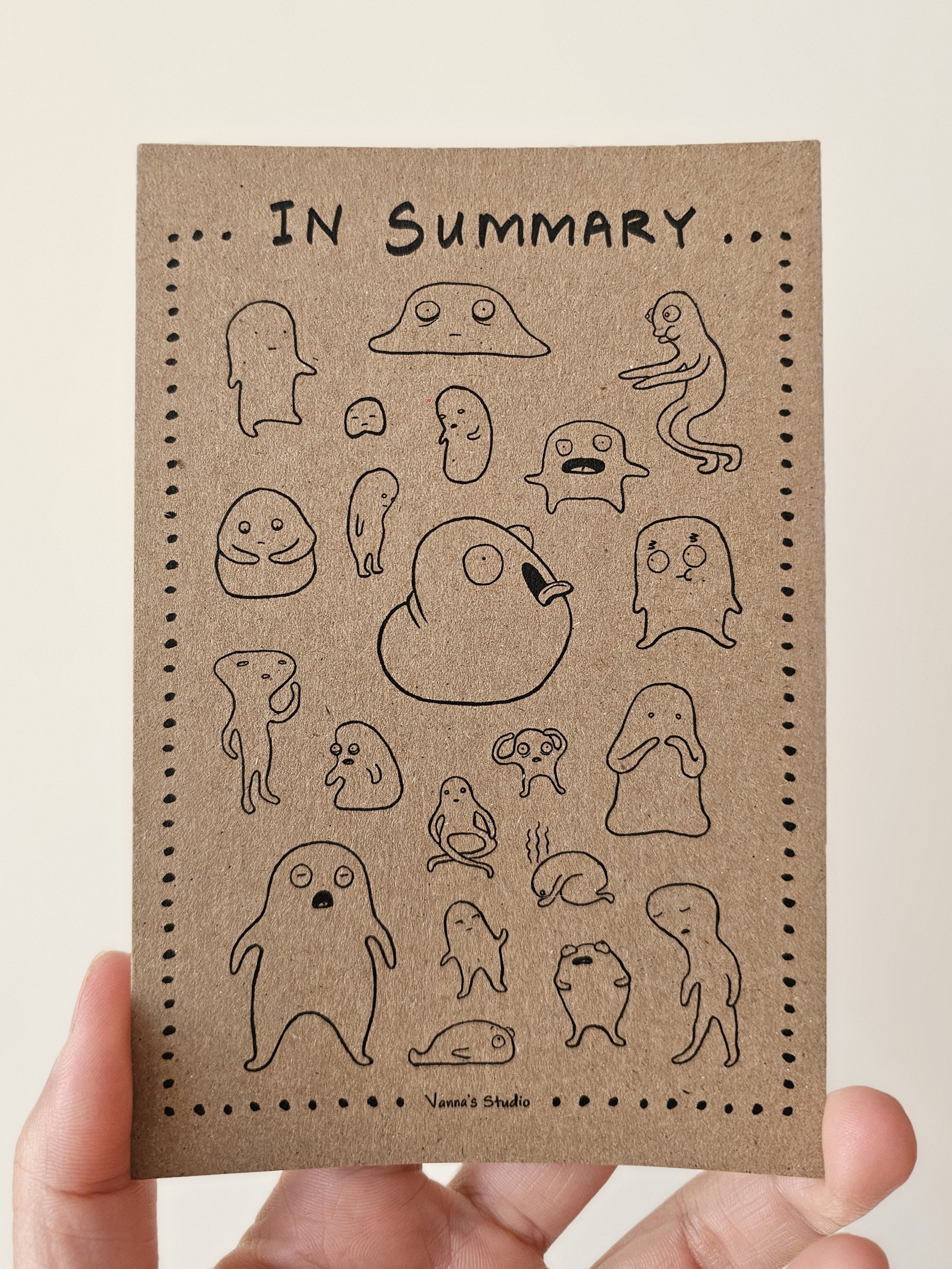"In Summary" Postcard